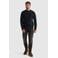 PME Legend wollen regular fit gebreide trui - donkerblauw