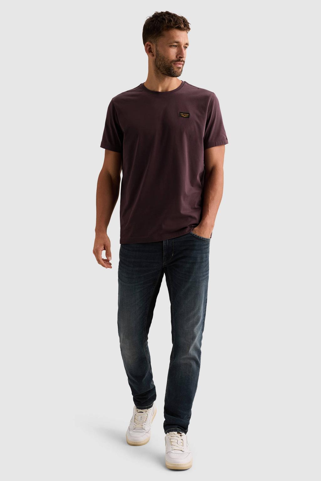 PME Legend American Classic regular fit T-shirt - donkerpaars