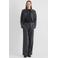 Rouge by Vila wide leg casual broek met ceintuur - grijs