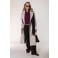 Colourful Rebel manteljas met split en wol - beige