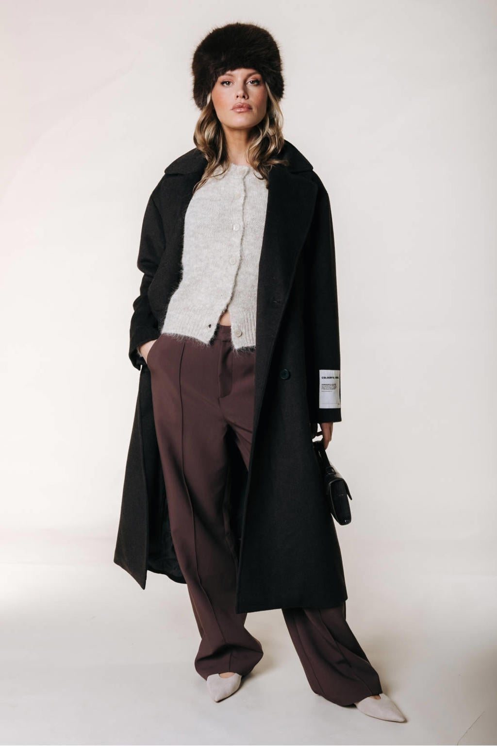 Colourful Rebel straight leg pantalon - bruin