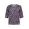 Miss Etam Plus top met print - blauw