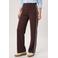 Miss Etam high waist straight leg gestreepte broek - bruin