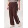 Miss Etam Plus straight leg broek - bruin
