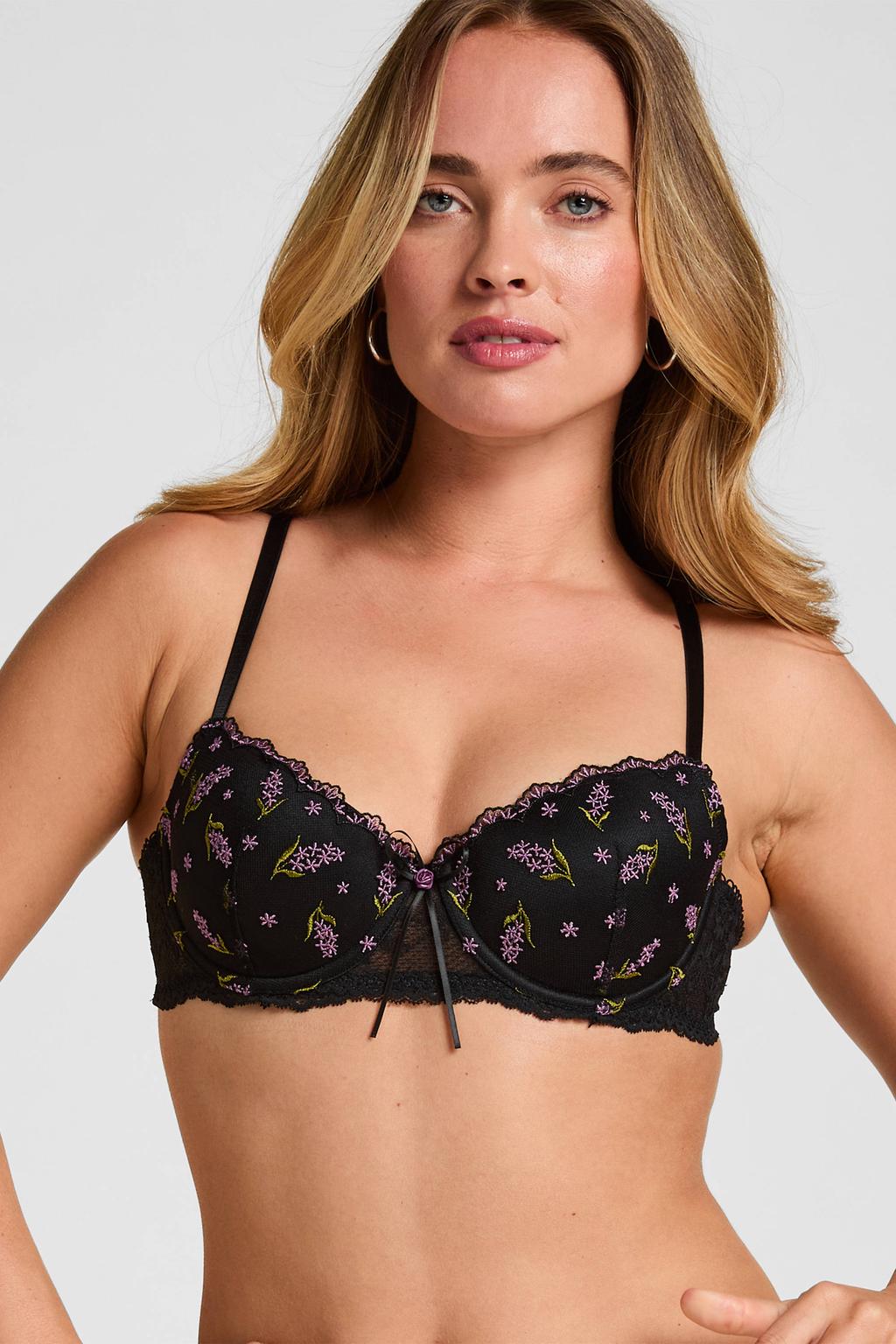Hunkemöller Iris voorgevormde beugel-bh - zwart