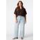 MS Mode top met print Plus Size - bruin