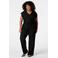 MS Mode Plus Size top - zwart