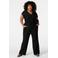 MS Mode wide leg broek Plus Size - zwart