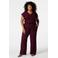 MS Mode wide leg broek Plus Size - donkerrood