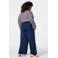 MS Mode regular waist wide leg broek Plus Size - donkerblauw
