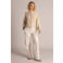 Yest gebreid vest met wol - beige