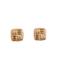 WE Fashion button cover goudkleurig