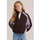 WE Fashion tussenjas - donkerrood/lila