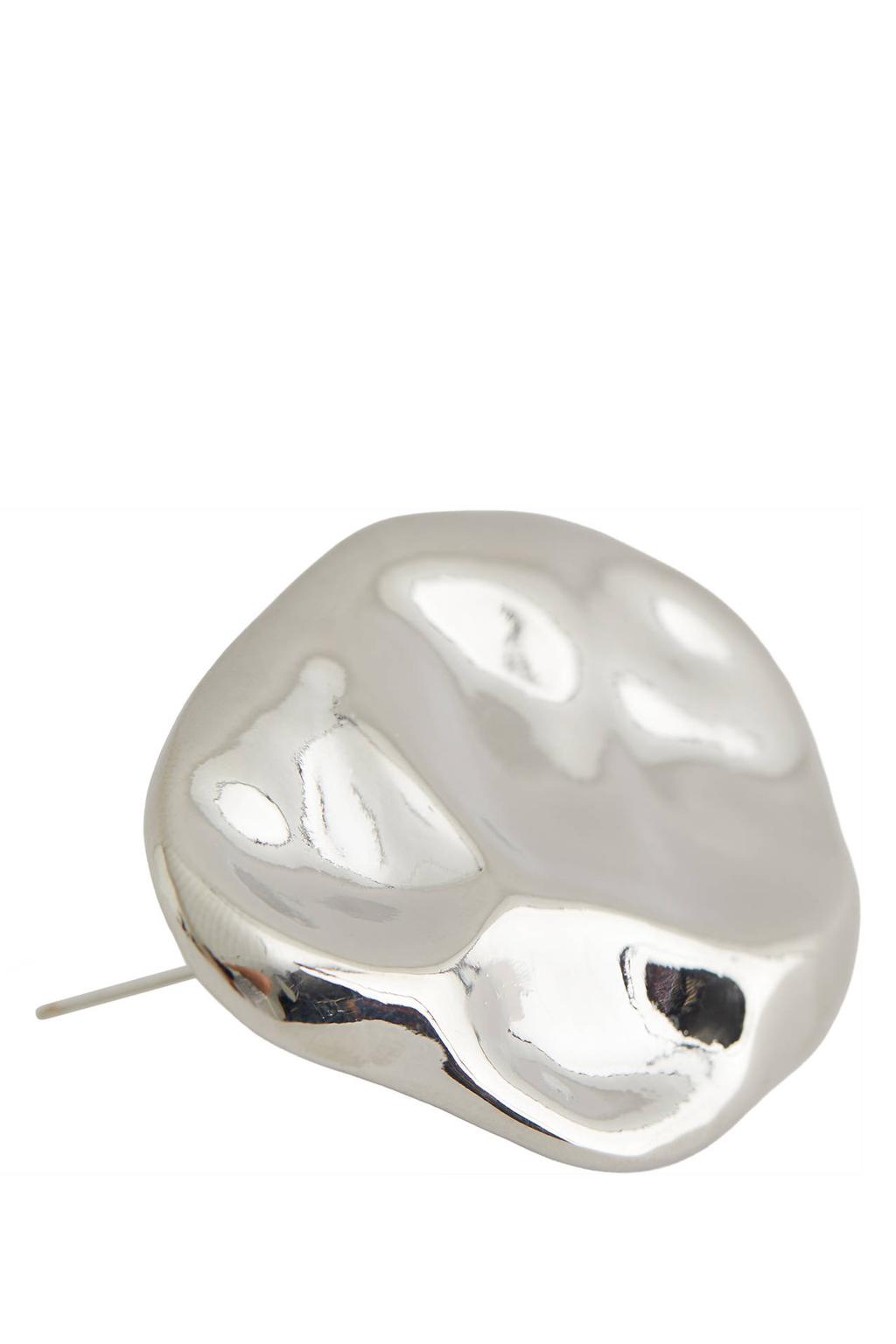 WE Fashion broche zilverkleurig