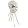 WE Fashion broche zilverkleurig