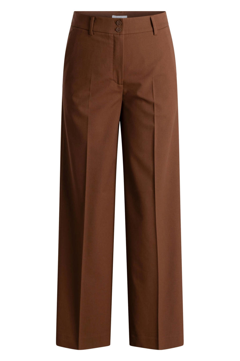 Yest wide leg broek - bruin