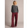 Yest loose fit broek - donkerrood