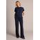 Yest wide leg broek - donkerblauw