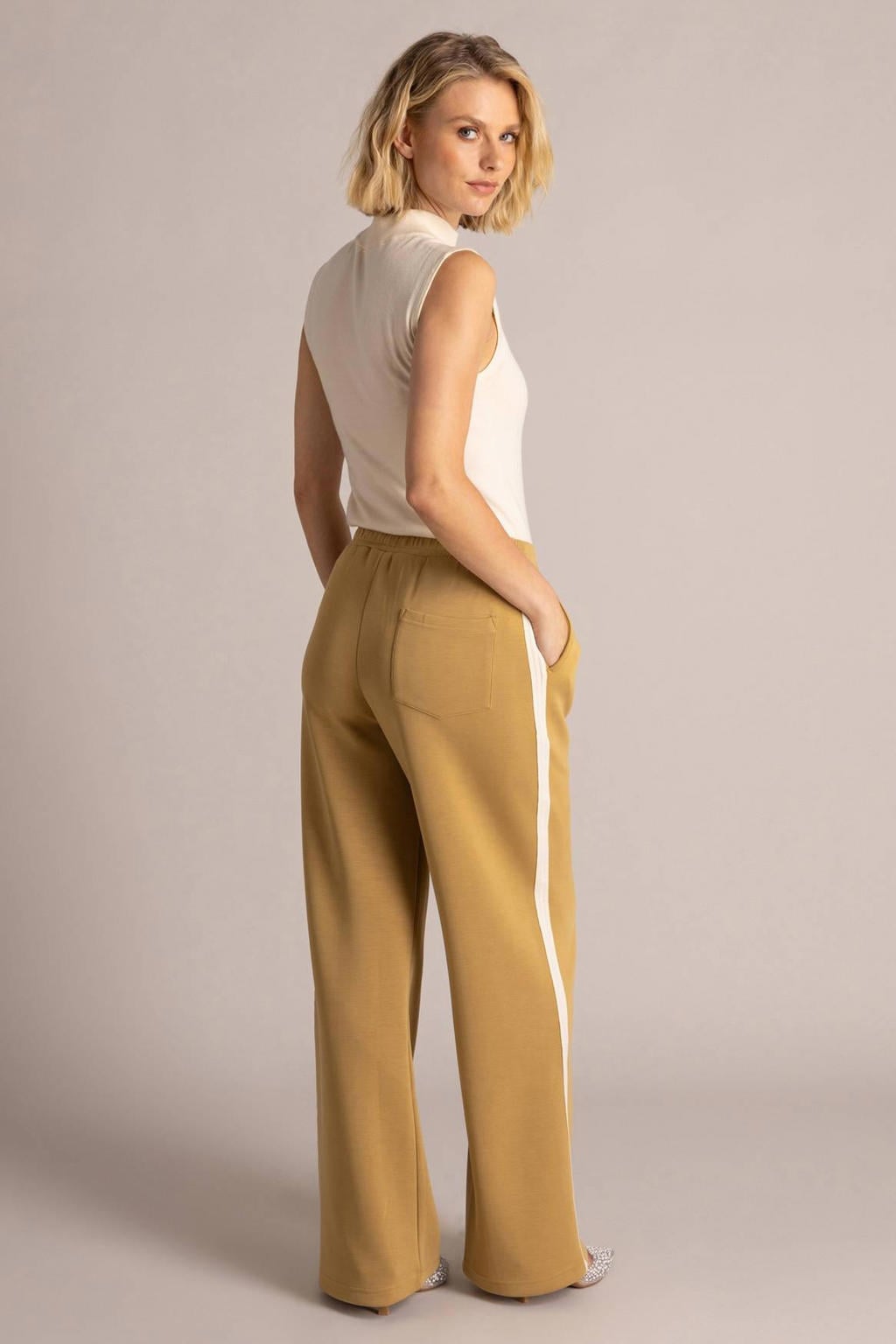 Yest loose fit broek - oker