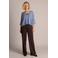 Yest wide leg broek - bruin