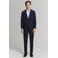 Mango Man slim fit geruit overhemd - lichtblauw