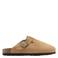 Mango Kids leren clogs - camel
