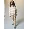 Mango Kids gestreepte polo - zand