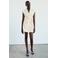 Mango korte zomerjurk met ceintuur - beige