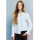 Mango Kids blouse met plooien en ruches - wit