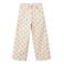 Mango Kids wide leg jeans met print - oker