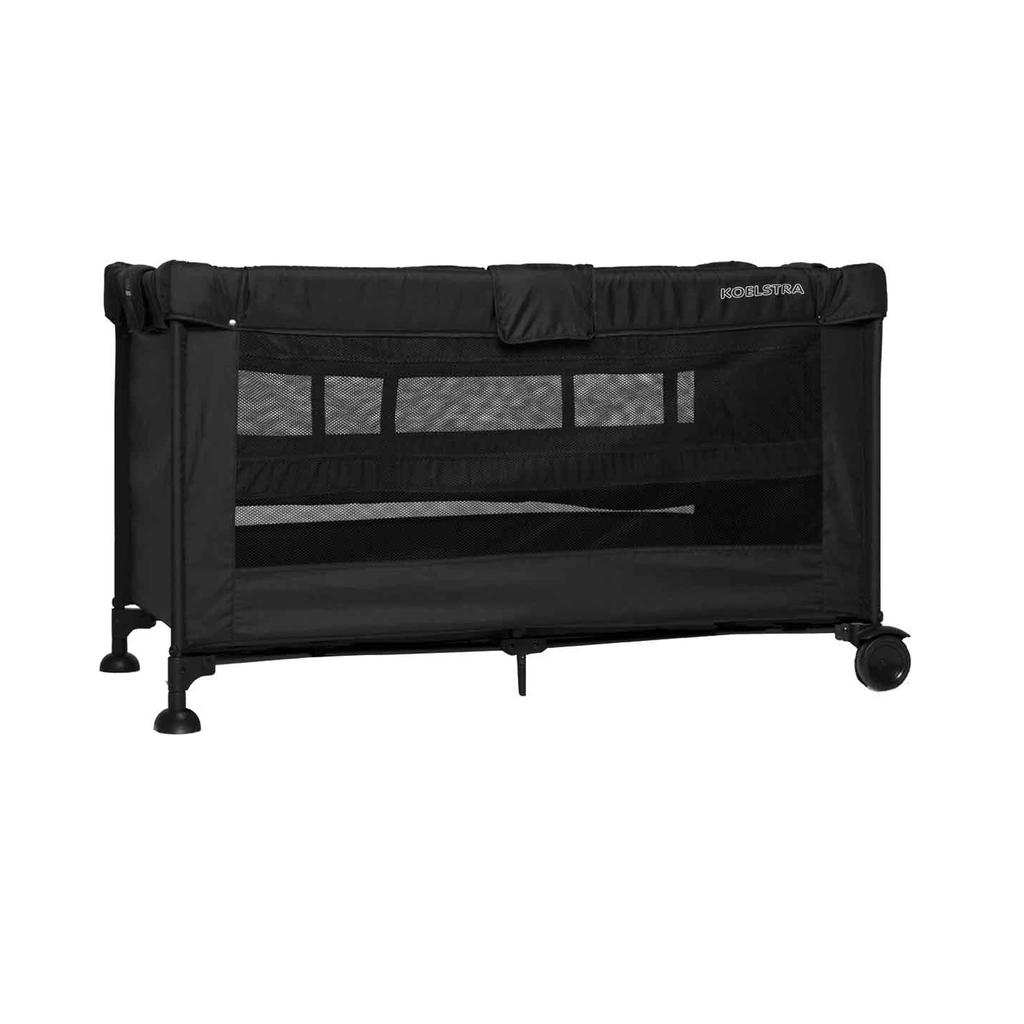 Koelstra Reisbed Travelsleeper Zwart met verhoger