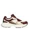 POSH by Poelman Lise chunky imitatieleren sneakers - bordeaux/wit