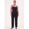 YOEK straight leg pantalon Plus Size - zwart