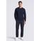 Indigold katoenen regular fit gebreide trui - indigold navy