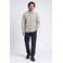 Indigold regular fit gemêleerd overshirt met wol - dark gull grey