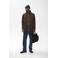 Matinique wintermantel met wol - bruin