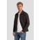 Matinique regular fit overshirt - donkerbruin