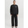 JACK & JONES regular fit sweater met logo - zwart