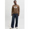 JACK & JONES regular fit sweater met print - cocoa