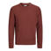 JACK & JONES regular fit gebreide trui - fired brick