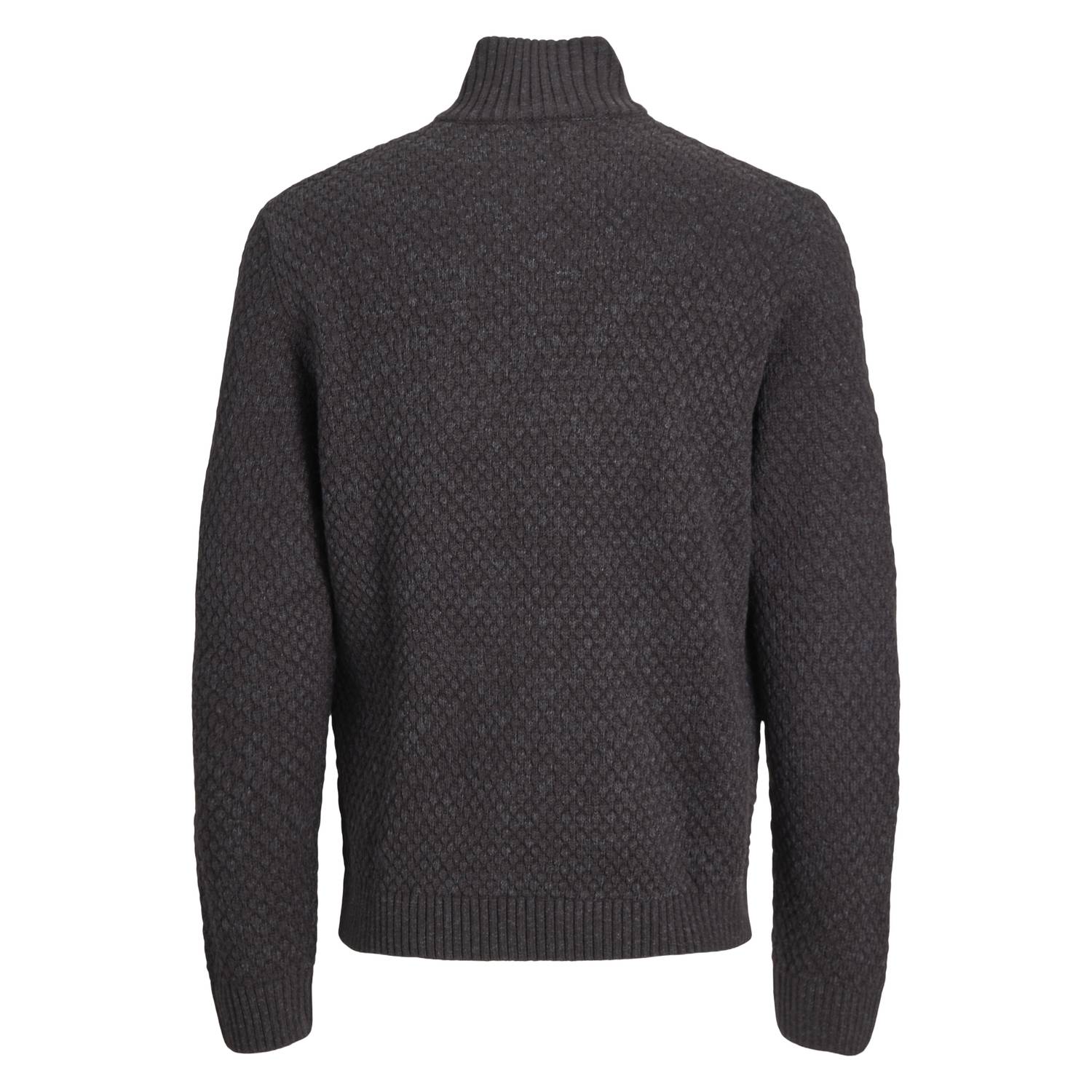 JACK & JONES relaxed fit gebreide trui dark grey
