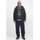 JACK & JONES regular fit gebreide kersttrui met print - donkerblauw