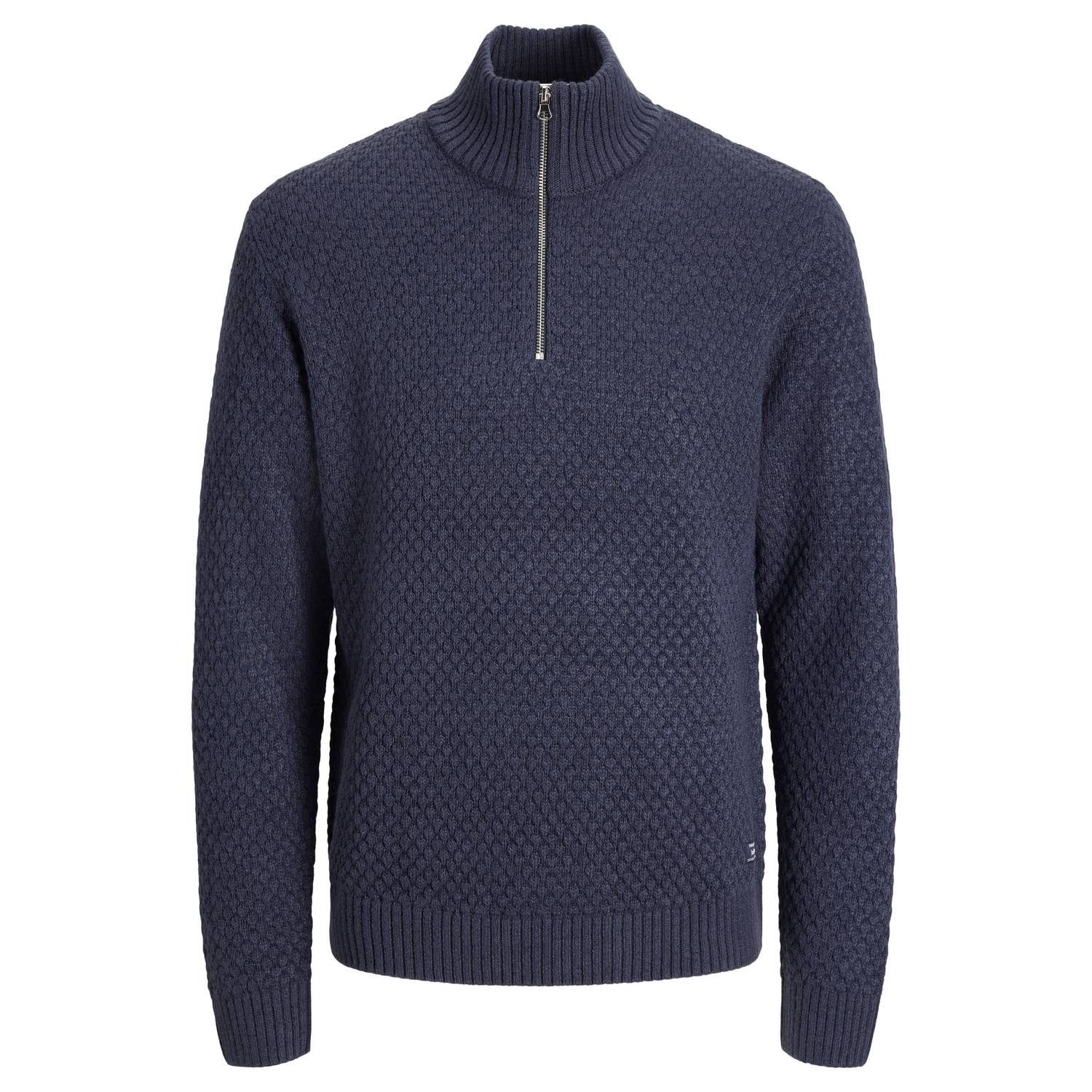 JACK & JONES relaxed fit trui donkerblauw
