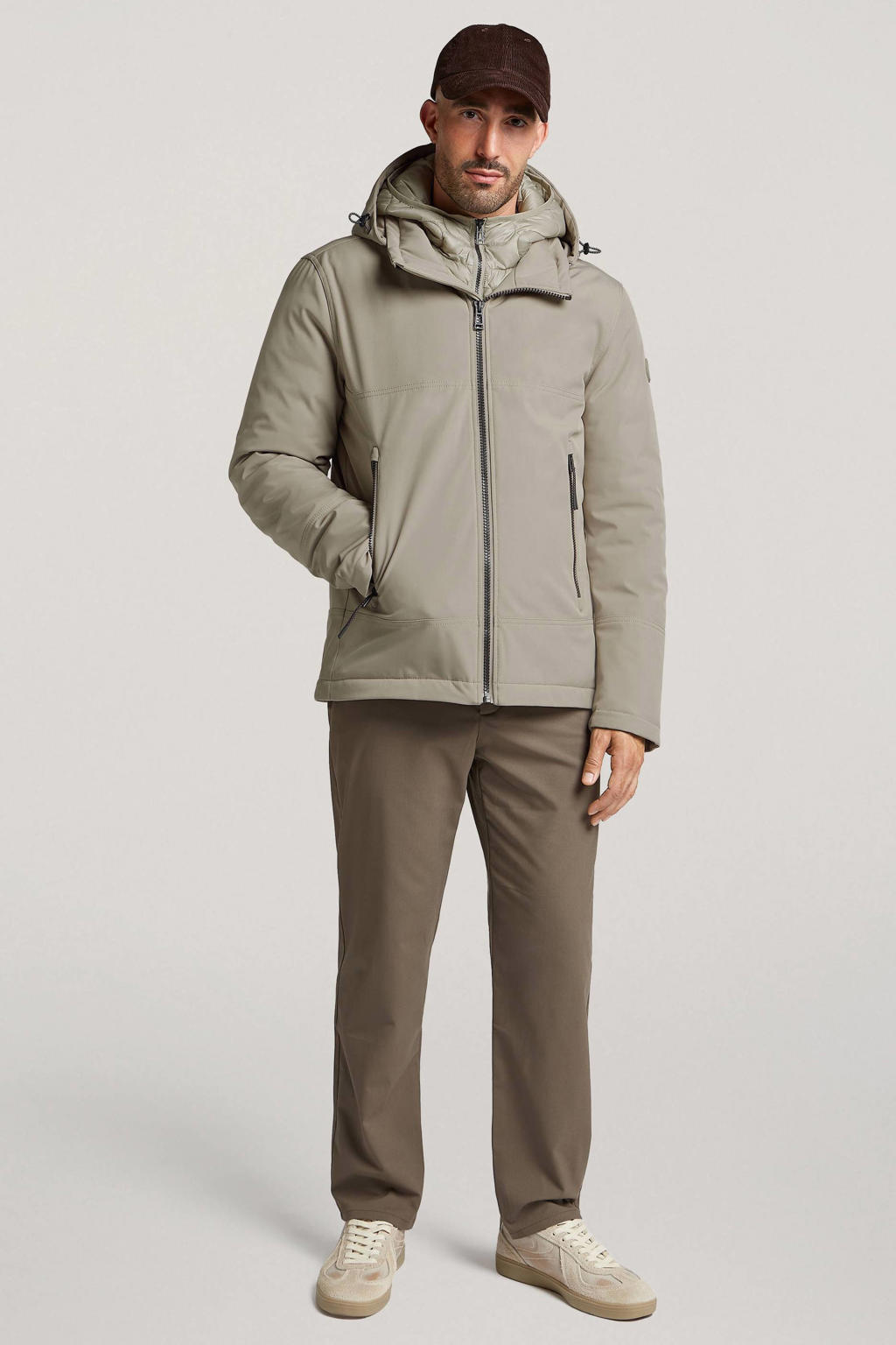 Reset wintersoftshelljas - beige