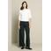 LOLALIZA top met borduursels - ecru