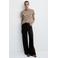 Mango gestreept T-shirt - bruin