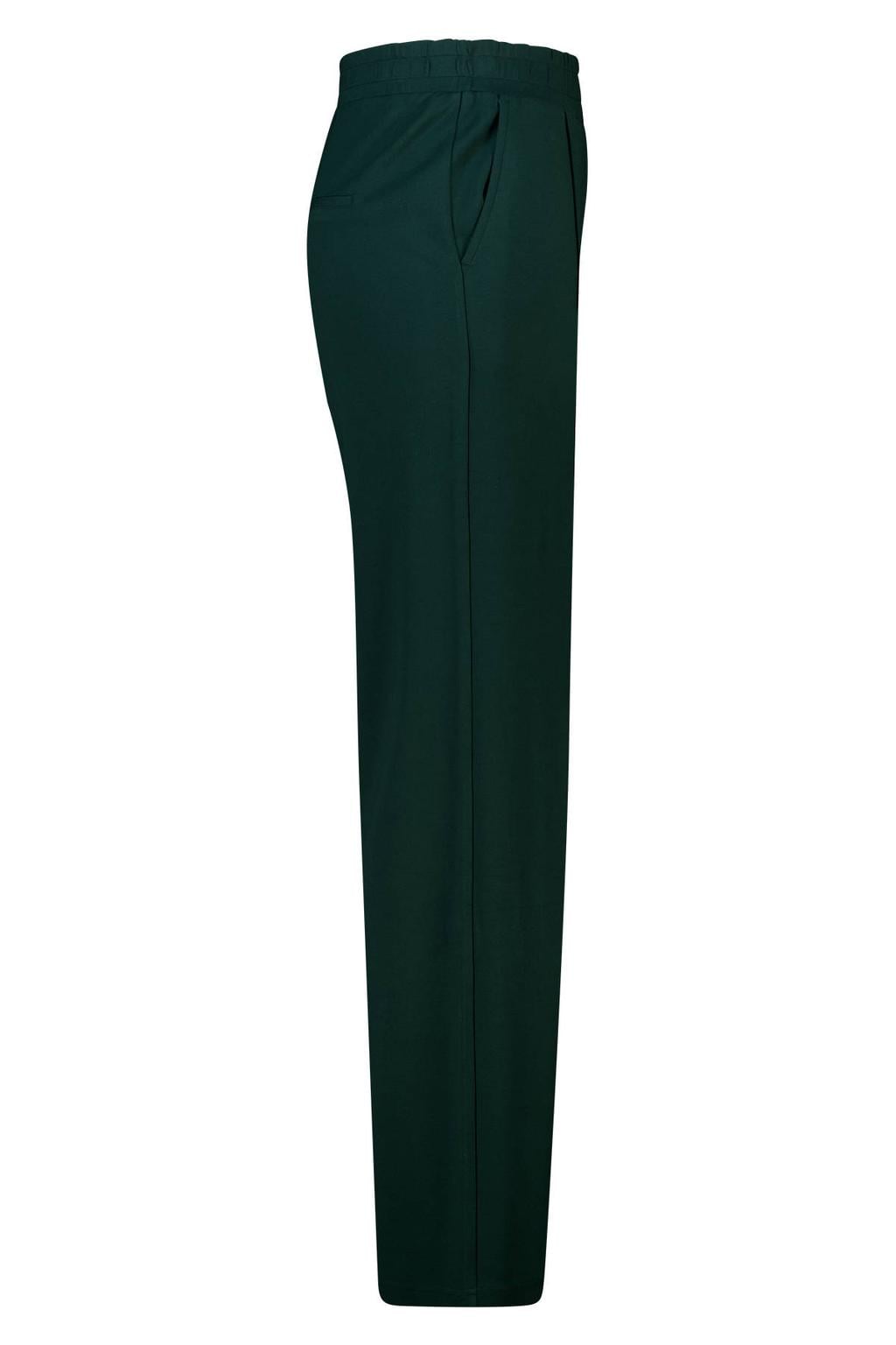 MS Mode wide leg pantalon - donkergroen