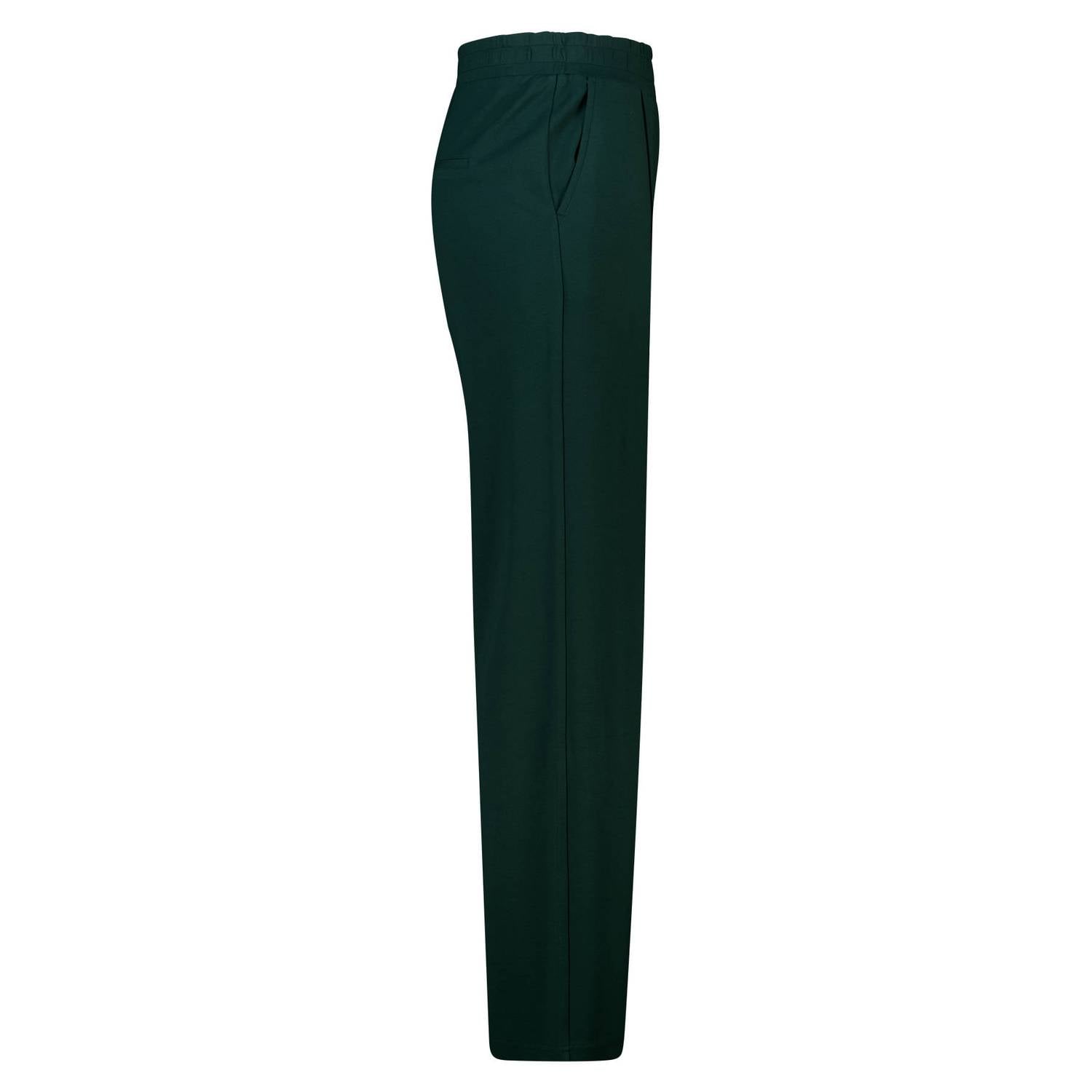 MS Mode wide leg pantalon donkergroen