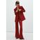 Mango flared broek - rood