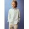 Mango Kids casual overhemd met krijtstreep - lichtgroen
